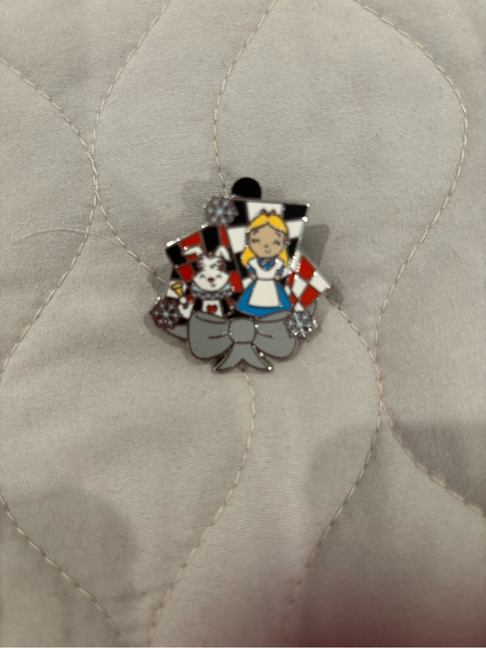 Disney Alice & White Rabbit Pin